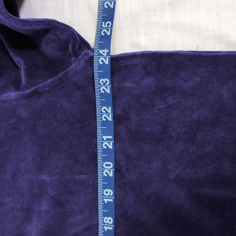 Classiques Sport Nordstrom valor top, pullover, 1/4 zip, purple, NWT, sz Lg - Picture 8 of 12